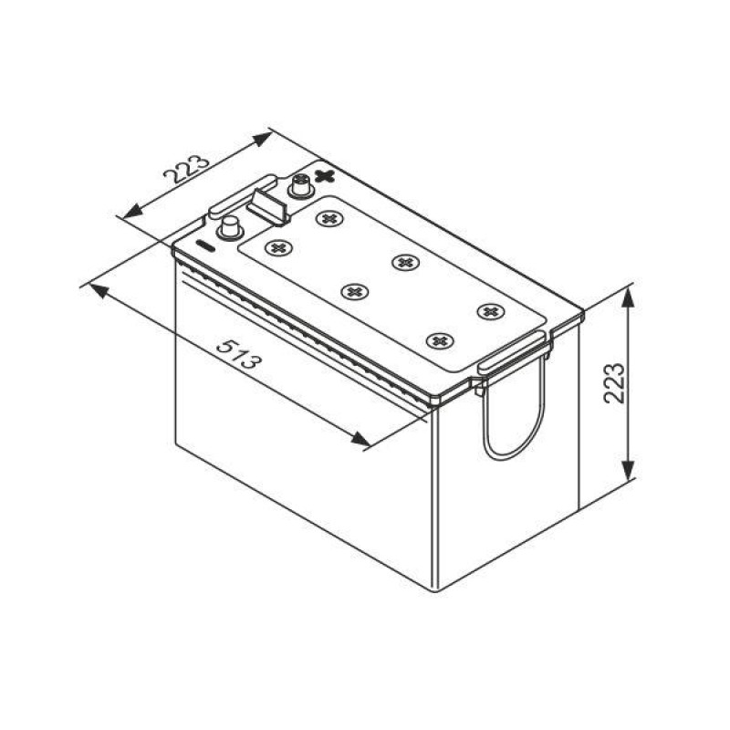 Аккумулятор Bosch TE EFB 190Ah EN1050A L+