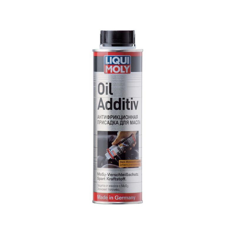 Антифрикционная присадка LIQUI MOLY с MoS2 в моторное масло 300мл