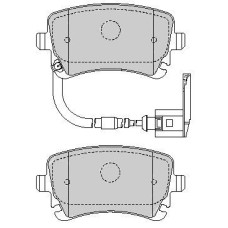 Тормозные колодки дисковые STARLINE BD S826P