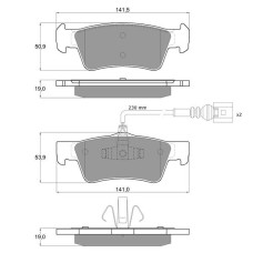 Тормозные колодки дисковые STARLINE BD S991