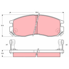 Гальмівні колодки TRW
