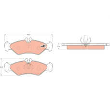 Гальмівні колодки TRW