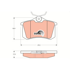 Тормозные колодки TRW