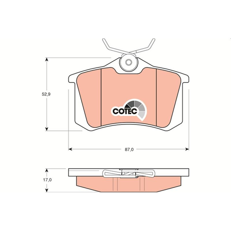 Тормозные колодки TRW