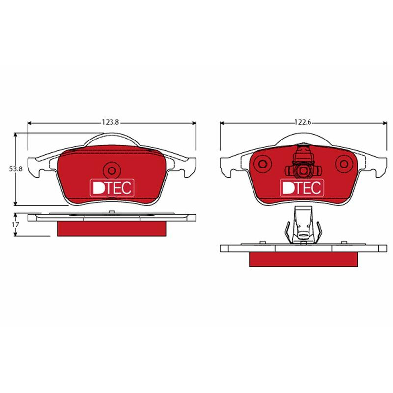 Гальмівні колодки TRW