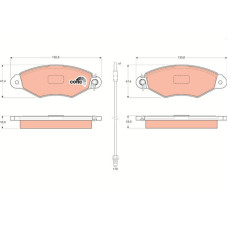 Гальмівні колодки TRW