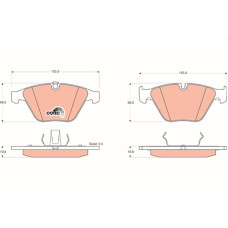 Тормозные колодки TRW