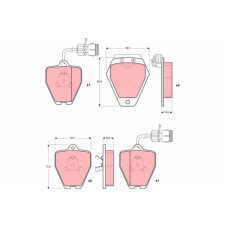 Гальмівні колодки TRW