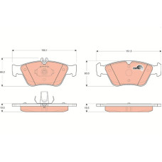 Тормозные колодки TRW