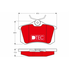 Гальмівні колодки TRW