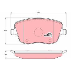 Гальмівні колодки TRW
