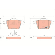 Тормозные колодки TRW