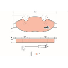 Гальмівні колодки TRW