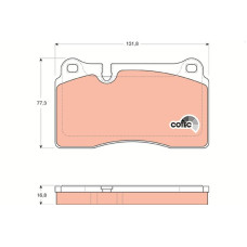 Гальмівні колодки TRW