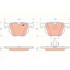 Гальмівні колодки TRW