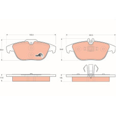 Тормозные колодки TRW