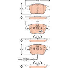 Гальмівні колодки TRW