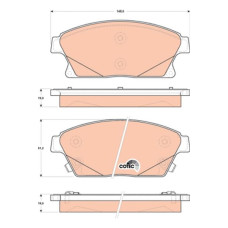Гальмівні колодки TRW