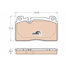 Гальмівні колодки TRW
