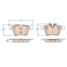 Тормозные колодки TRW
