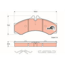 Тормозные колодки TRW