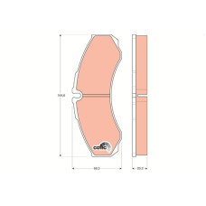 Гальмівні колодки TRW