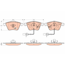Тормозные колодки TRW