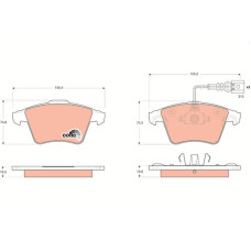 Тормозные колодки TRW