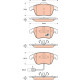 Гальмівні колодки TRW