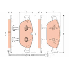 Гальмівні колодки TRW