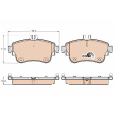 Гальмівні колодки TRW