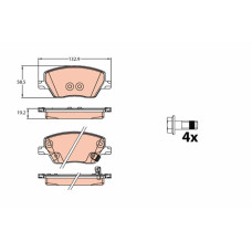 Тормозные колодки TRW
