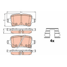 Тормозные колодки TRW