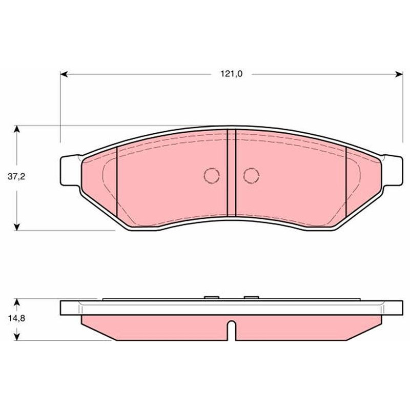 Тормозные колодки TRW