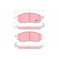 Тормозные колодки TRW
