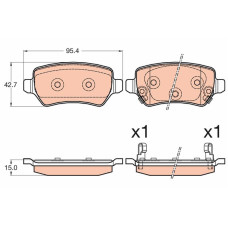 Тормозные колодки TRW
