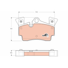 Тормозные колодки TRW