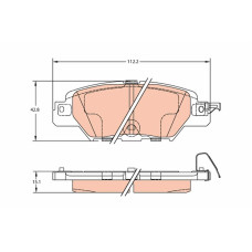 Тормозные колодки TRW