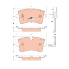 Гальмівні колодки TRW