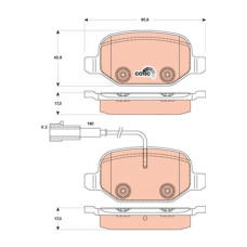 Тормозные колодки TRW