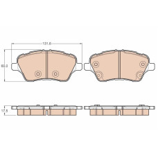 Гальмівні колодки TRW
