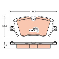 Гальмівні колодки TRW