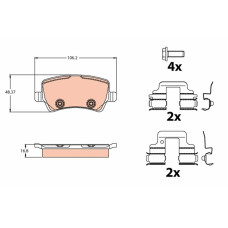 Тормозные колодки TRW