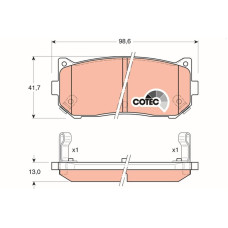 Тормозные колодки TRW