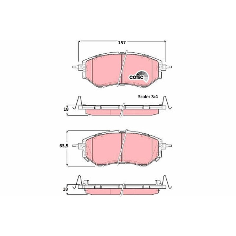 Тормозные колодки TRW