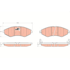 Тормозные колодки TRW