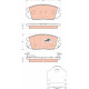 Гальмівні колодки TRW