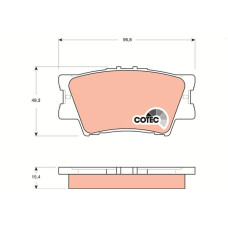 Гальмівні колодки TRW