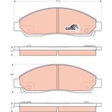 Тормозные колодки TRW