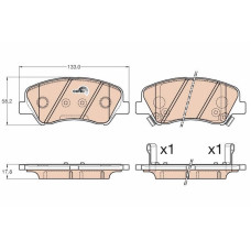 Гальмівні колодки TRW